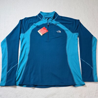 The North Face Flight Series Pullover Women XL Blue Vapor Wick AVKRNH4 NWT