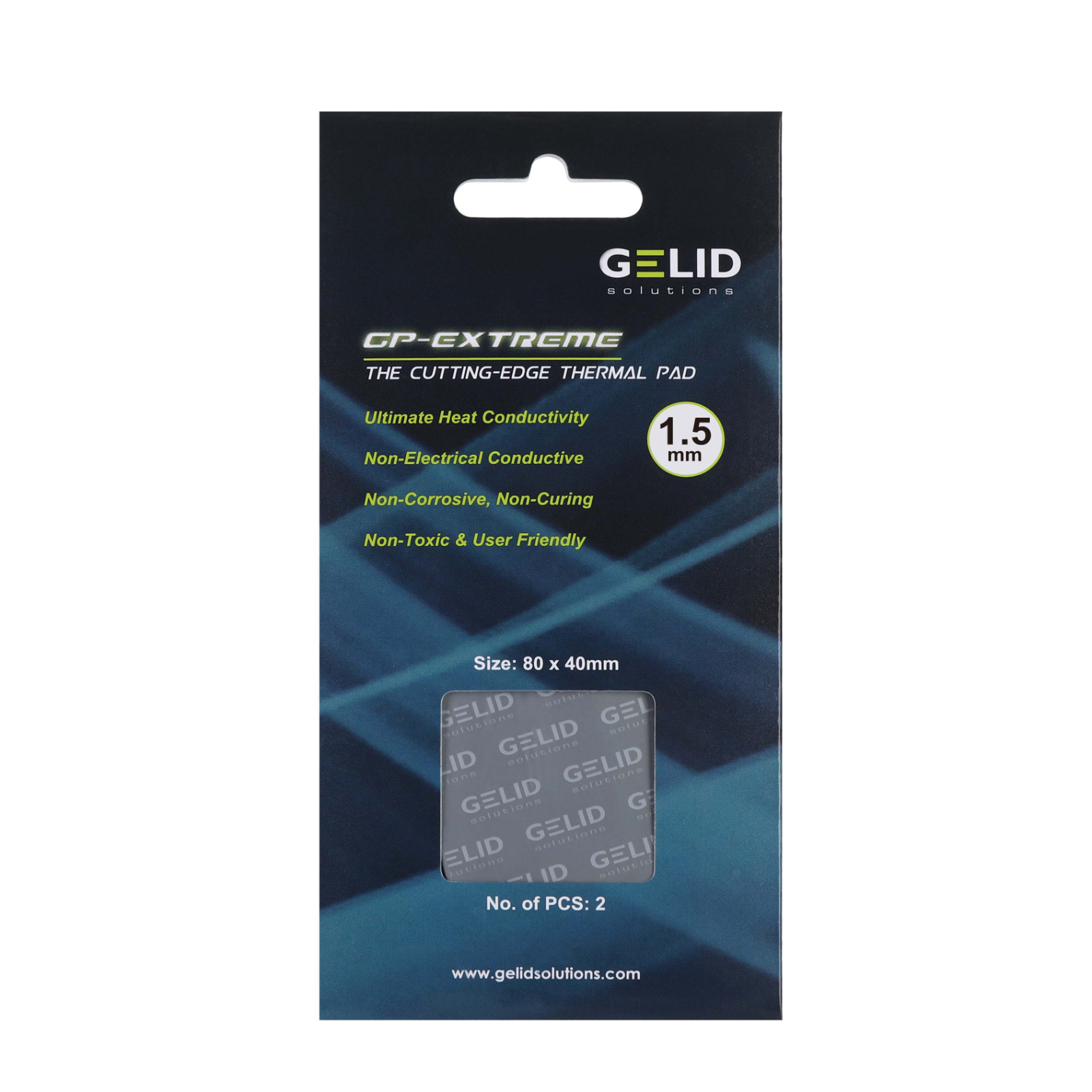 Gelid Solutions GP-Extreme 12W-Thermal Pad 80x40(2pcs) Excellent Heat Conduction