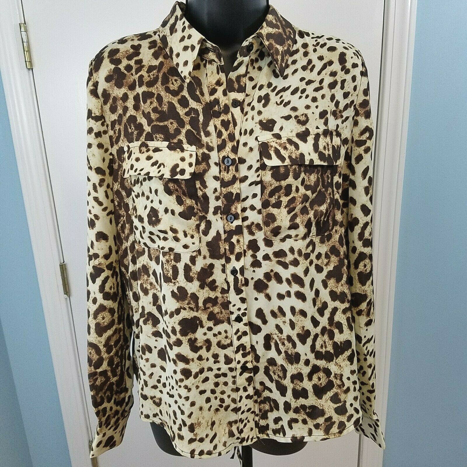 【新品】L'Appartement Leopard Print Blouse 新品】L'Appartement Leopard Print Blouse