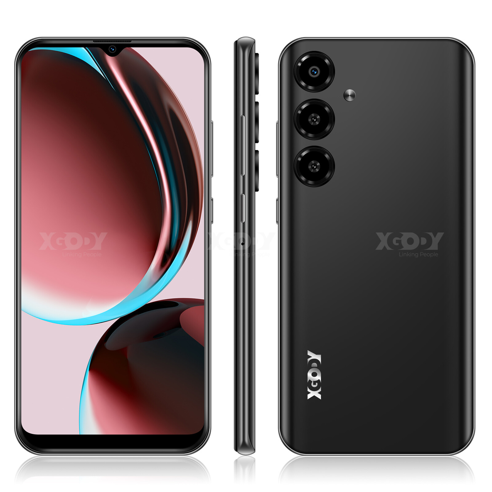 New Cheap 4G Smartphone 6.5" 4GB+64GB Factory Unlocked Android 10 Mobile Phones