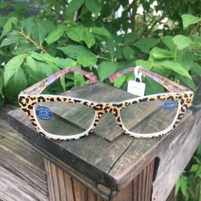 peepers READING GLASSES +1.50, Orchard Island, Tan, Leopard /floral 