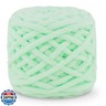 MESTOON 1/4/9 Pack Chunky Chenille Yarn 100g/3.05oz Thick Soft Velvet Baby Yarn for Crocheting Hand Knitting Sweater Scarf Blankets DIY Craft (Aqua Green, 1 Pack)