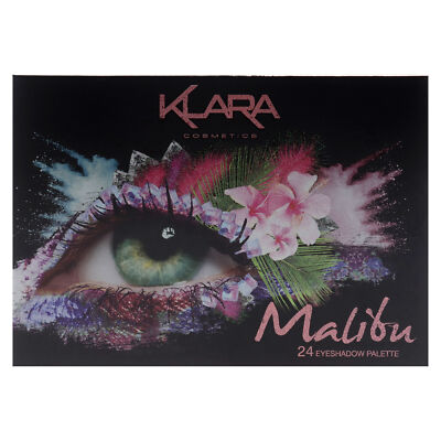 24 Eyeshadow Palette - Malibu by Klara for Women - 1.68 oz Eye Shadow