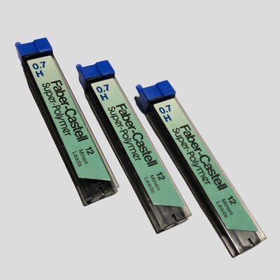 Faber Castell Mine 0,7 H Batch Of 3 Packages By 12 Mine (Each)