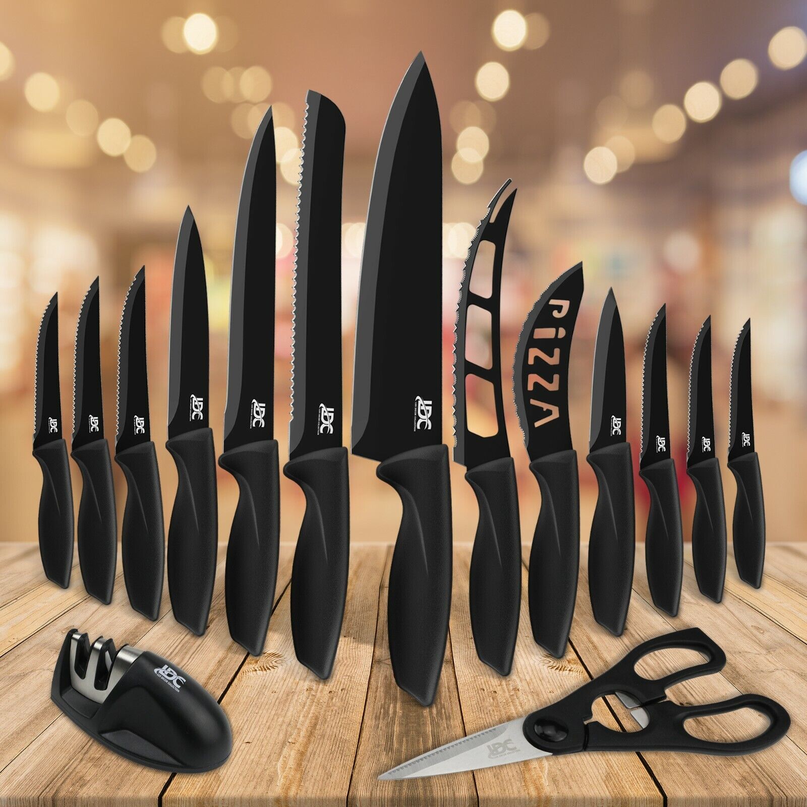 Knife Set Sharp Stainless Steel Professional Chef Cutlery St