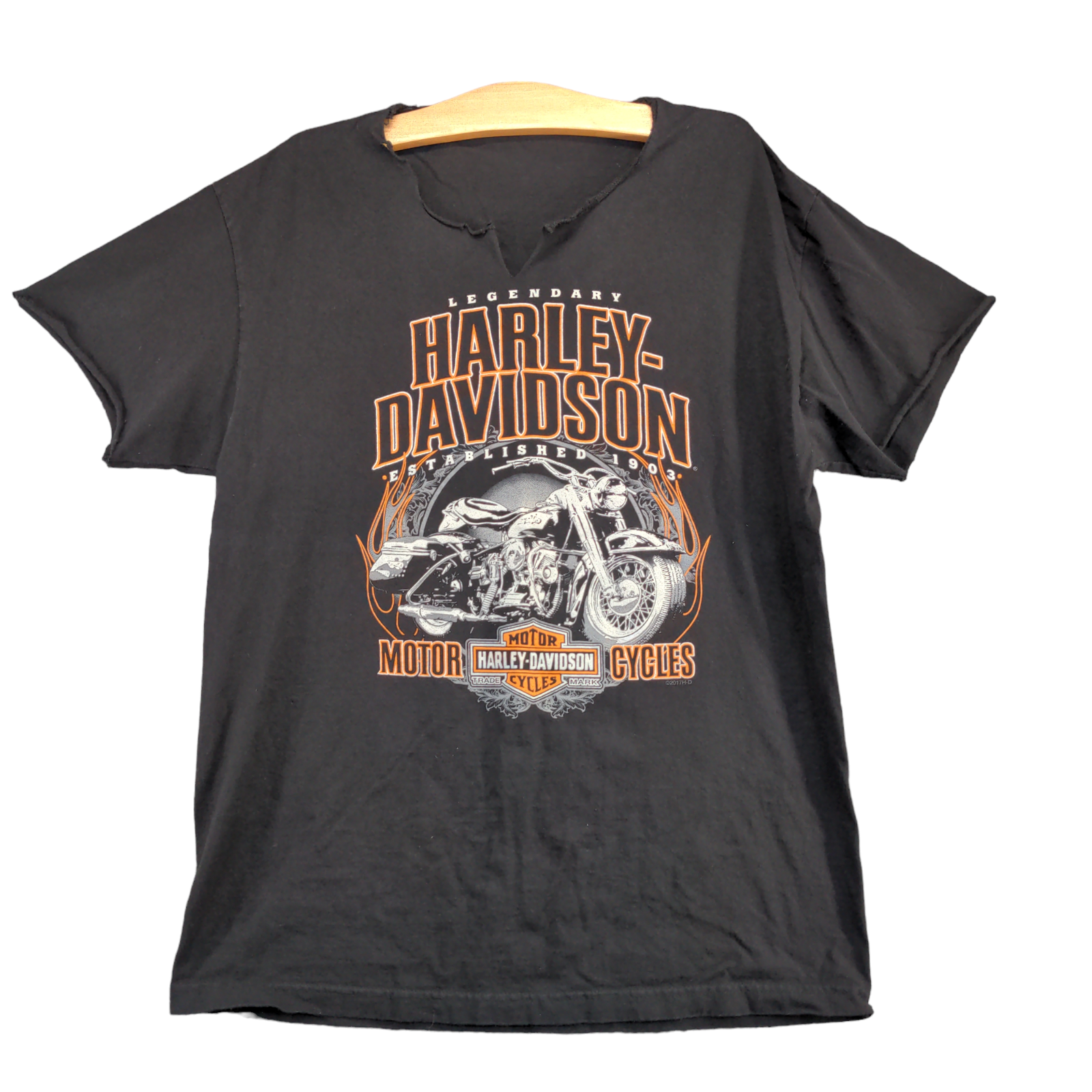 Harley Davidson Of NYC Men's Short Sleeve Dealer Brooklyn Bridge T