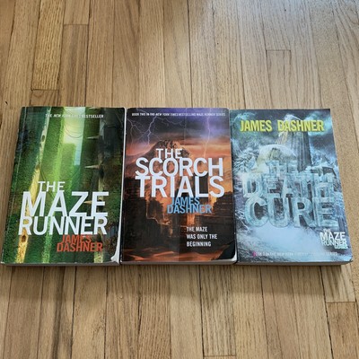 Lot THE MAZE RUNNER 1-3 Series Set of PAPERBACK Books Science Fiction Dystopia