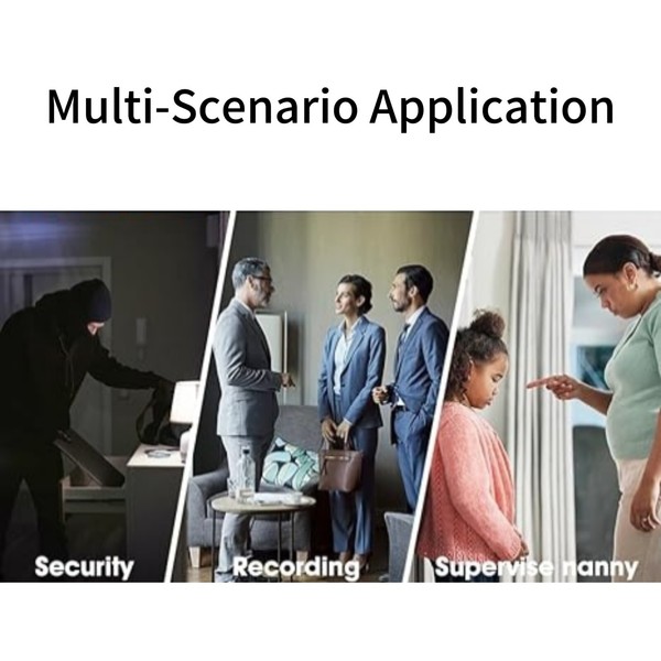 Wi-Fi Hidden Camera 1080P HD Remote View Audio Home Security Camera Wall - Image 7