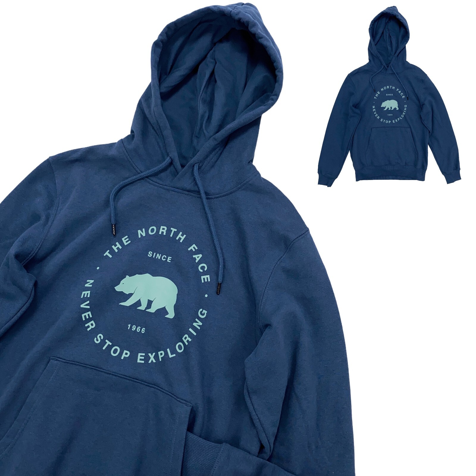 

Пуловер с капюшоном The North Face Bearscape (стандартный крой), темно-синий (маленький размер)