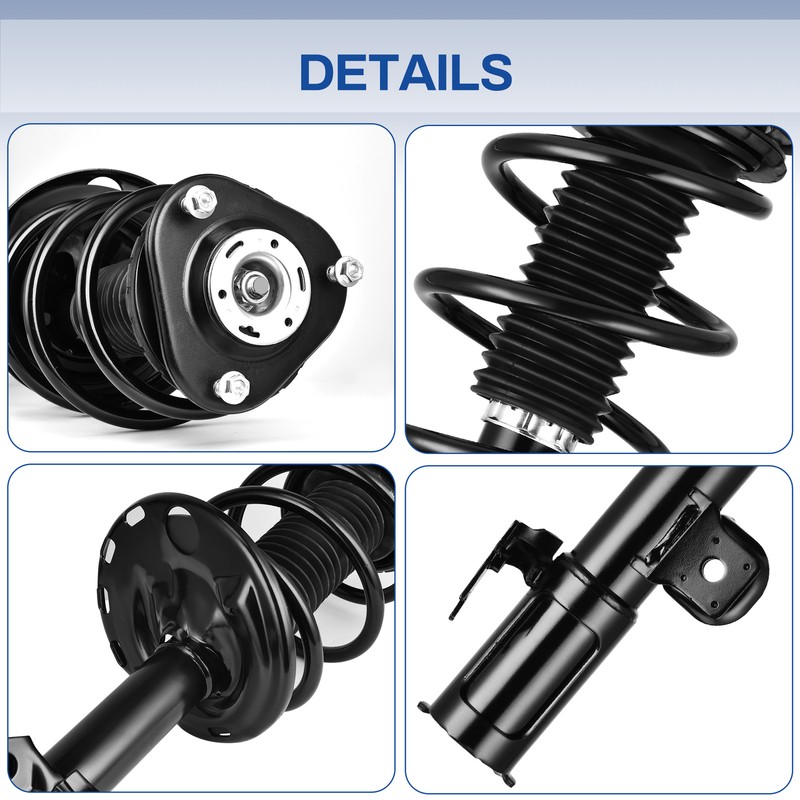 4Pc Complete Front + Rear Shocks Struts Assembly For 2006- 2012