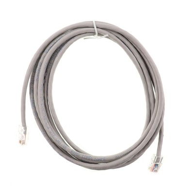 C5E-UTP-GRY-10FT-PATCH CATEGORY-5E PATCH CORD, U/UTP, RJ45, CMR, GRAY, 10-FEET