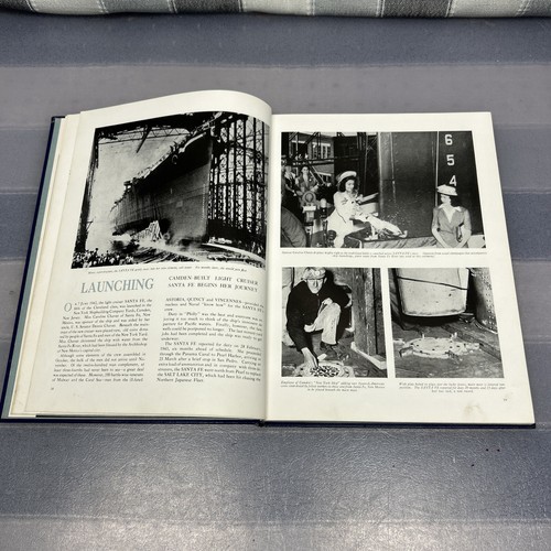 Rare WWll USS Santa Fe Ships Album-See Pics