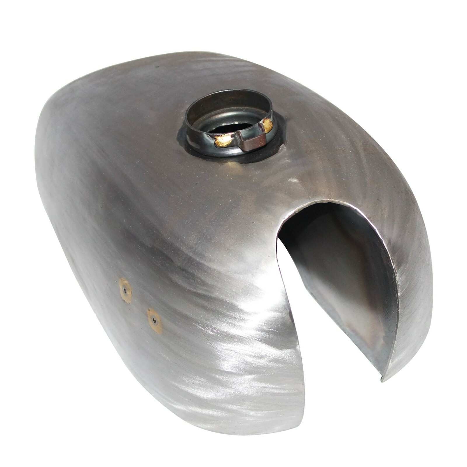 New Gas Petrol Fuel Tank Raw Steel Matchless Motorcycle 