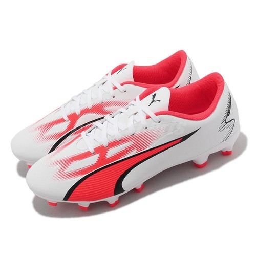 

Мужские футбольные шипы Puma Ultra Play FG/AG White Fire Orchid 107423-01, Белый, Ultra Play Fg/ag