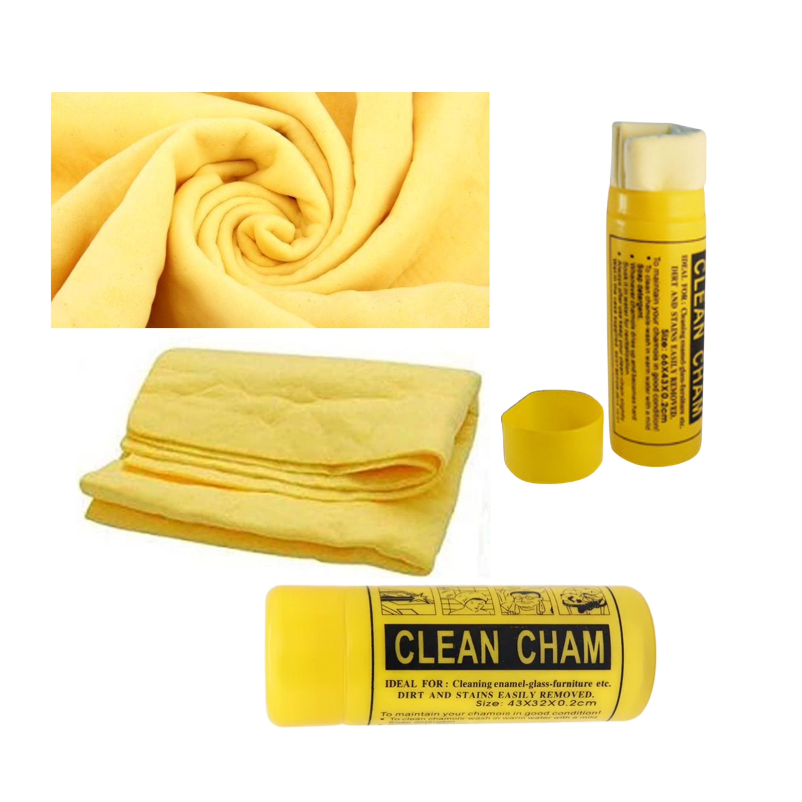 Chamois Drying Cloth Car Drying Towel Real Leather Super Absorbent Fast Drying Natural Chamois Car Wash Cloth Accessory (17.7" X 23.6