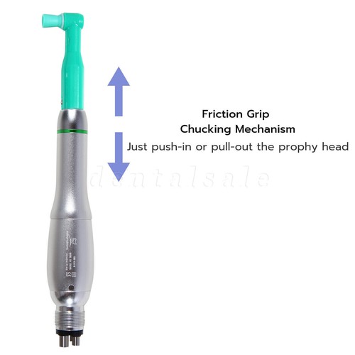 Dental Hygiene Prophy Handpiece Air Motor 4 Holes 4:1 Reduction 360 ° Swivel