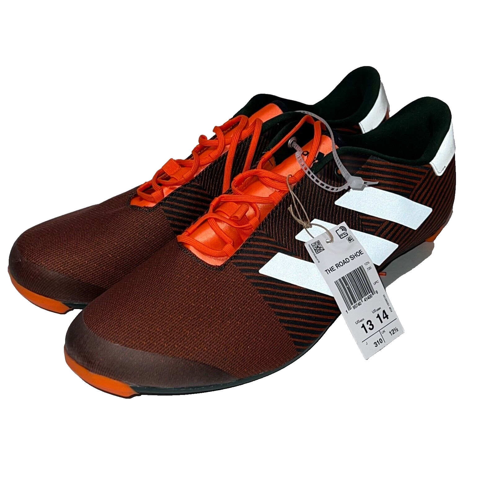 NEW Adidas The Road Shoe Cycling Orange/Green GY6810 Men's Size 13