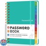 Password Book with Alphabetical Tabs, Password Keeper Book for Seniors, 5.8