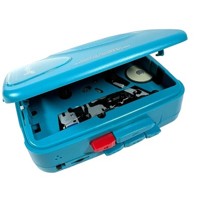 Byron Statics Cassette Player Portable Recorder, Radio KCS-315 - Teal Color
