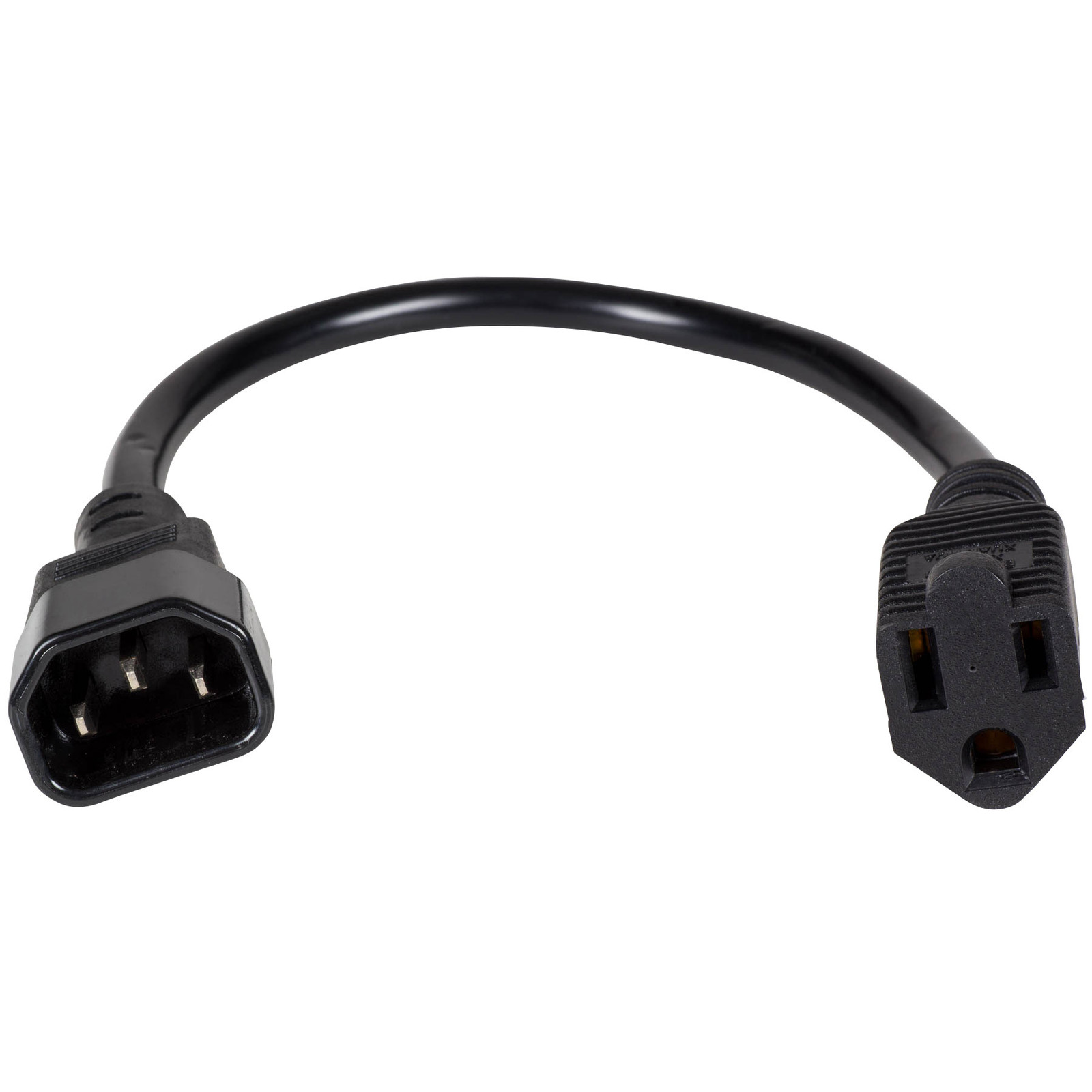 IEC Male to Edison Style Female Power Cord Adapter 163 eBay