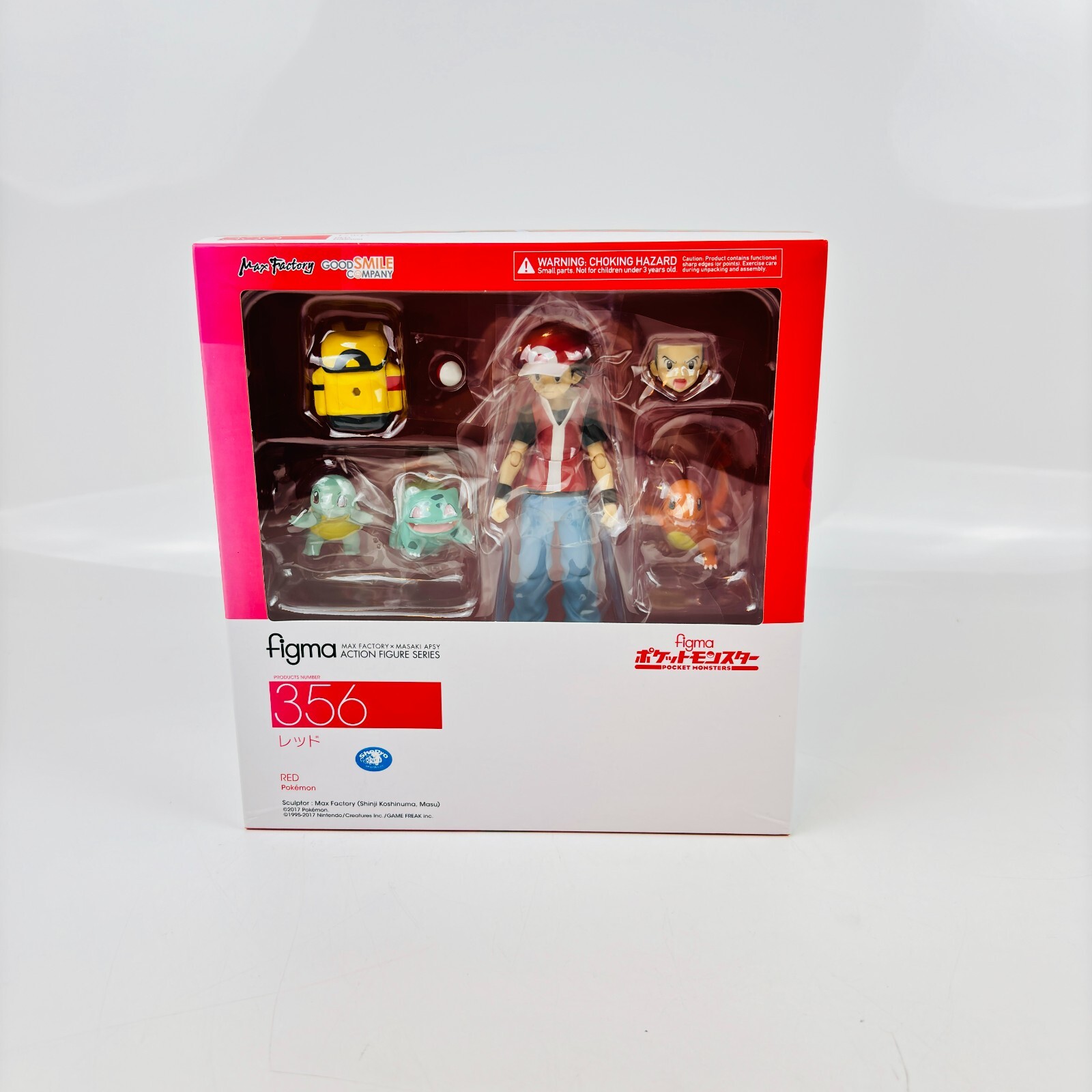 Max Factory figma Pokemon Red Trainer No.356 Pocket Monster