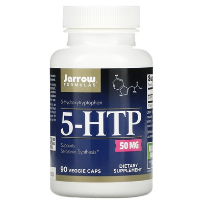 5-HTP, 50 мг, 90 растительных капсул