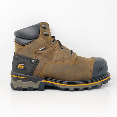 

Мужские водонепроницаемые рабочие ботинки Timberland Pro Boondock 6 дюймов 92615, размер 13 м, Коричневый, Boondock