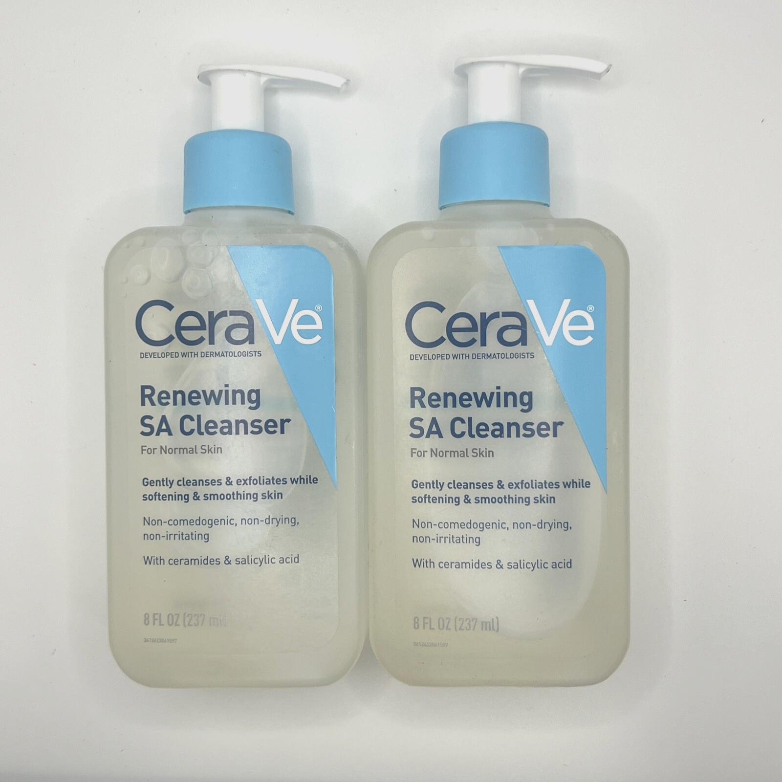 CeraVe Renewing SA Cleanser, Salicylic Acid Foaming Gel Face