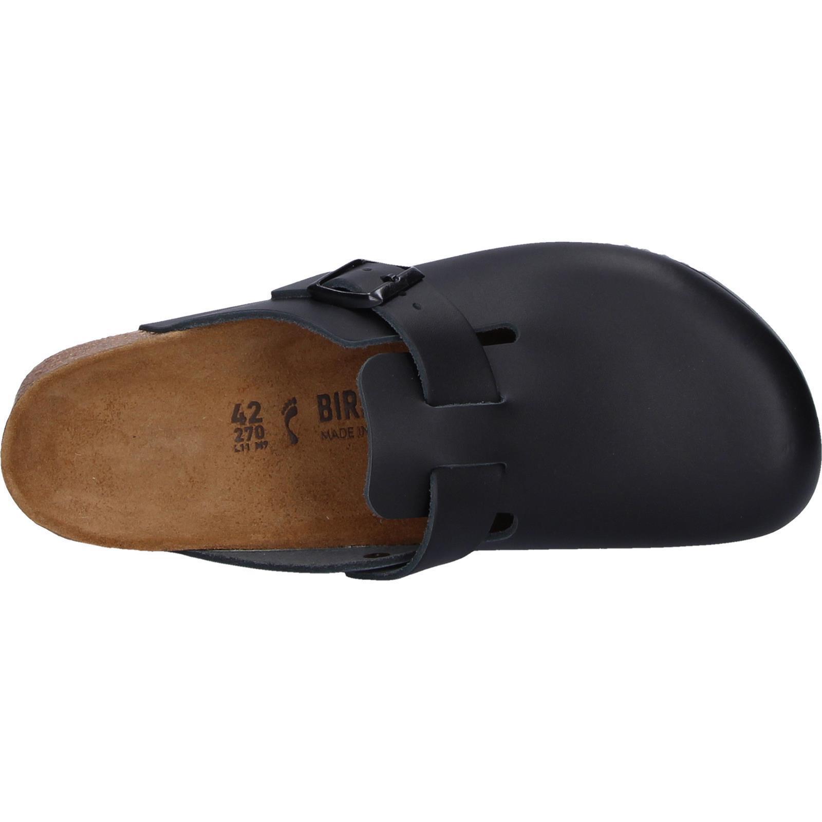 BIRKENSTOCK BIRKENSTOCK BOSTON PANTOLETTE SCHWARZ GR. 45