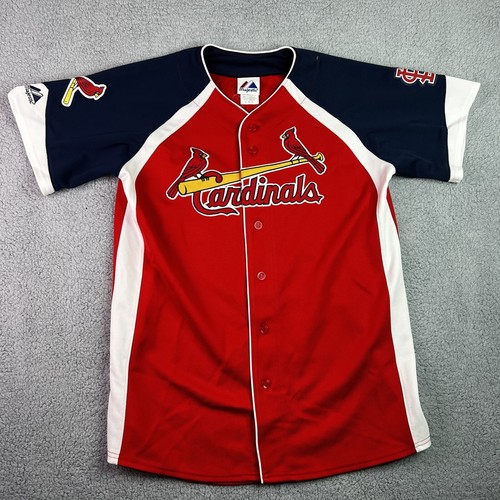 ST. LOUIS CARDINALS ALBERT PUJOLS #5 BUTTON-DOWN MLB