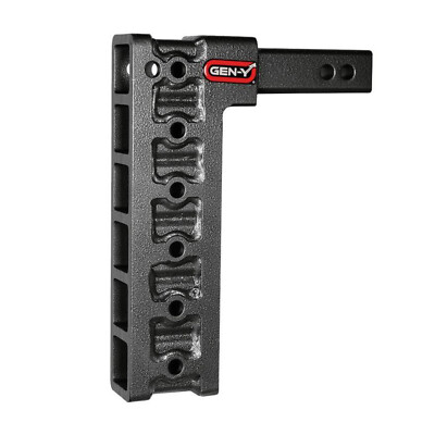 Gen-Y Hitch GH-306 Mega Duty Adjustable 12.5'' Drop 2'' Receiver 10K lbs Hitch
