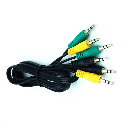 Replacement 3.5mm TRS Audio Cable for 5.1 Channel Logitech Computer Speakers 5FT
