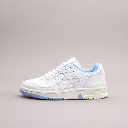 Asics Sportstyle EX89 White Cream Blue Lifestyle Shoes New Men Rare 1201A476-110