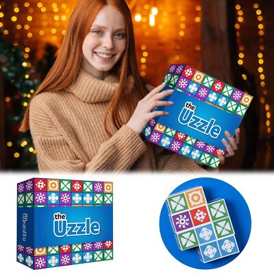 The Uzzle 3.0 Board Game, Family Board Games for Children & Adults, Block Puzzle