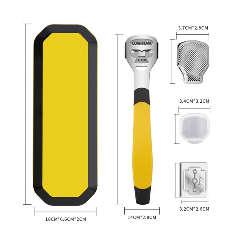 Foot Callus Shaver Heel Hard Skin Remover Hand Feet Pedicure Razor Tool Shavers