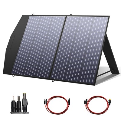 ALLPOWERS Foldable Solar Panel 100W, IP66 Portable Solar panel kit for Outdoor