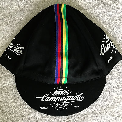 Campagnolo Cycling Cap - Bike Hat - White, Black, Yellow or