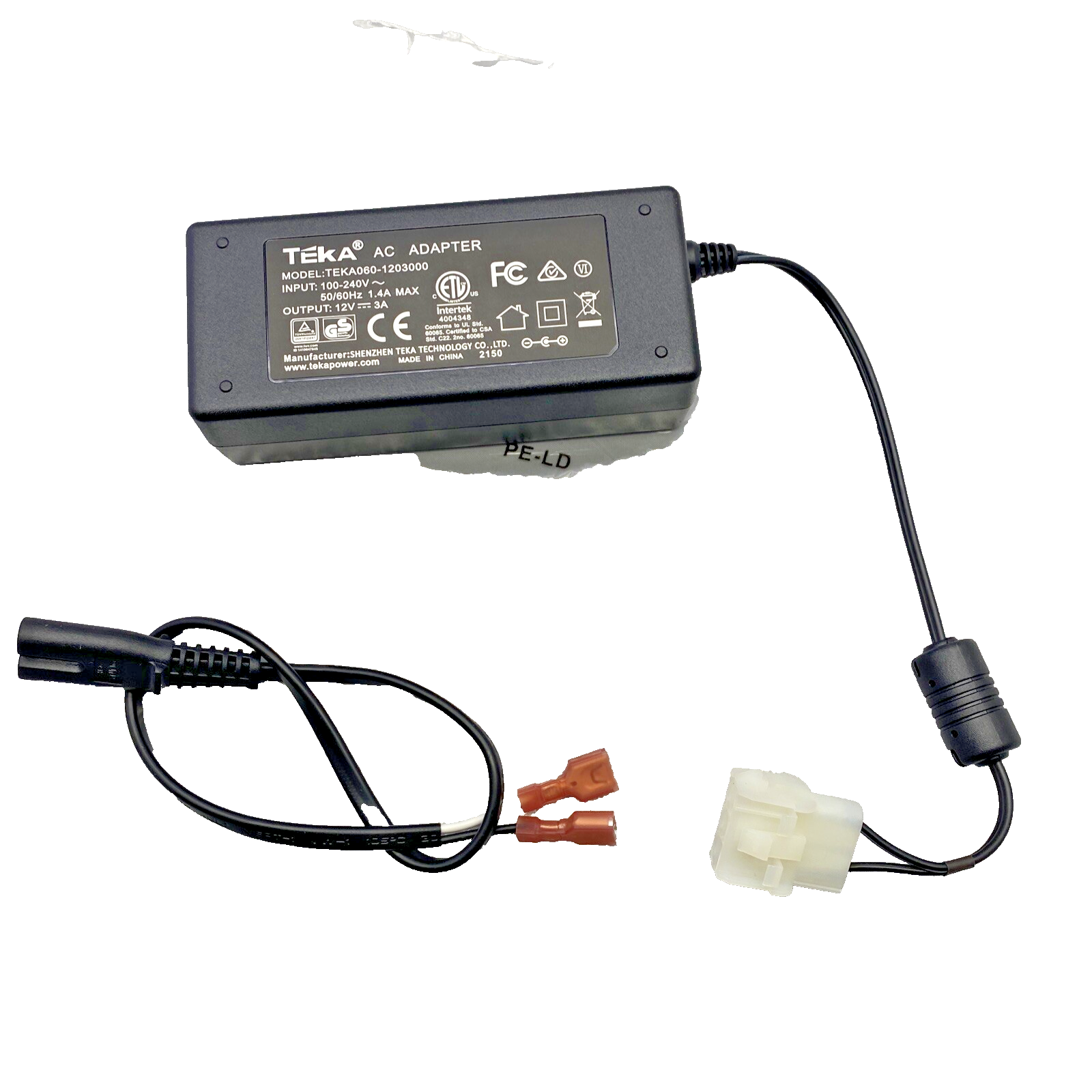 東芝　FCCE Teka Ac Adapter Model TEKA060-1203000 - 100-240v 12v - 2 pin