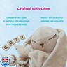 Bunny Lovey Security Blanket – Safe and Soft Toddler, Infant Lovey for Comfort and Cuddles, Newborn Snuggle Toy, Neutral Baby Gift for Boys or Girls. Big Size 16in.