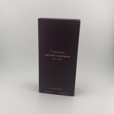Narciso Rodriguez L' Absolu for her3.3 Oz 100ml Eau De Parfum Discontinued ￼rare