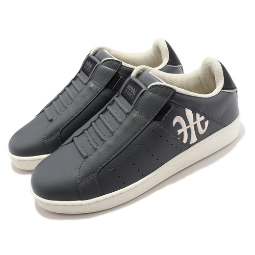 

Мужские повседневные кроссовки без шнурков Royal Elastics Icon Grey Black 01922-889, Icon