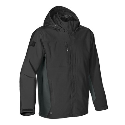Pre-owned Stormtech Mens Atmosphere 3-in-1 Performance Zip Up Waterproof Jacket Rw3286 In Red/ Black