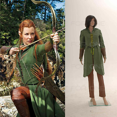 The Hobbit 2: Desolation of Smaug Tauriel Uniform Cosplay Costume Halloween