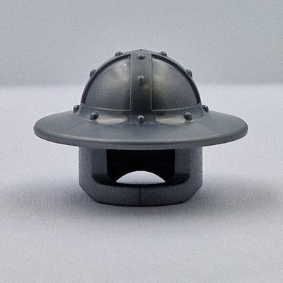 Lego Minifig 2x Helm Ritter Rüstung helmet castle armor 30273 silber flat silver