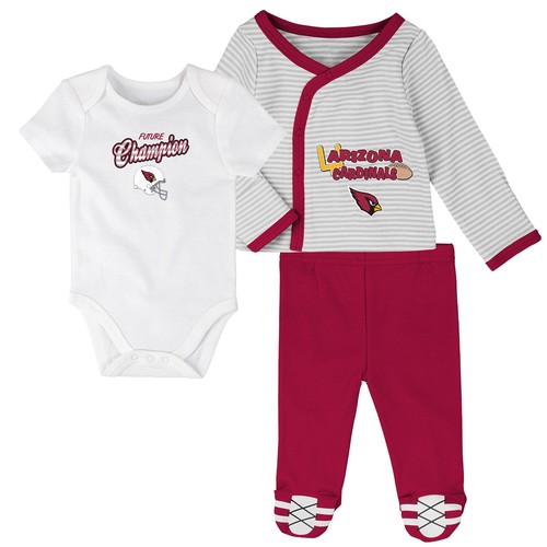 Набор из 3 предметов Outerstuff NFL Arizona Cardinals Newborn Future Champ