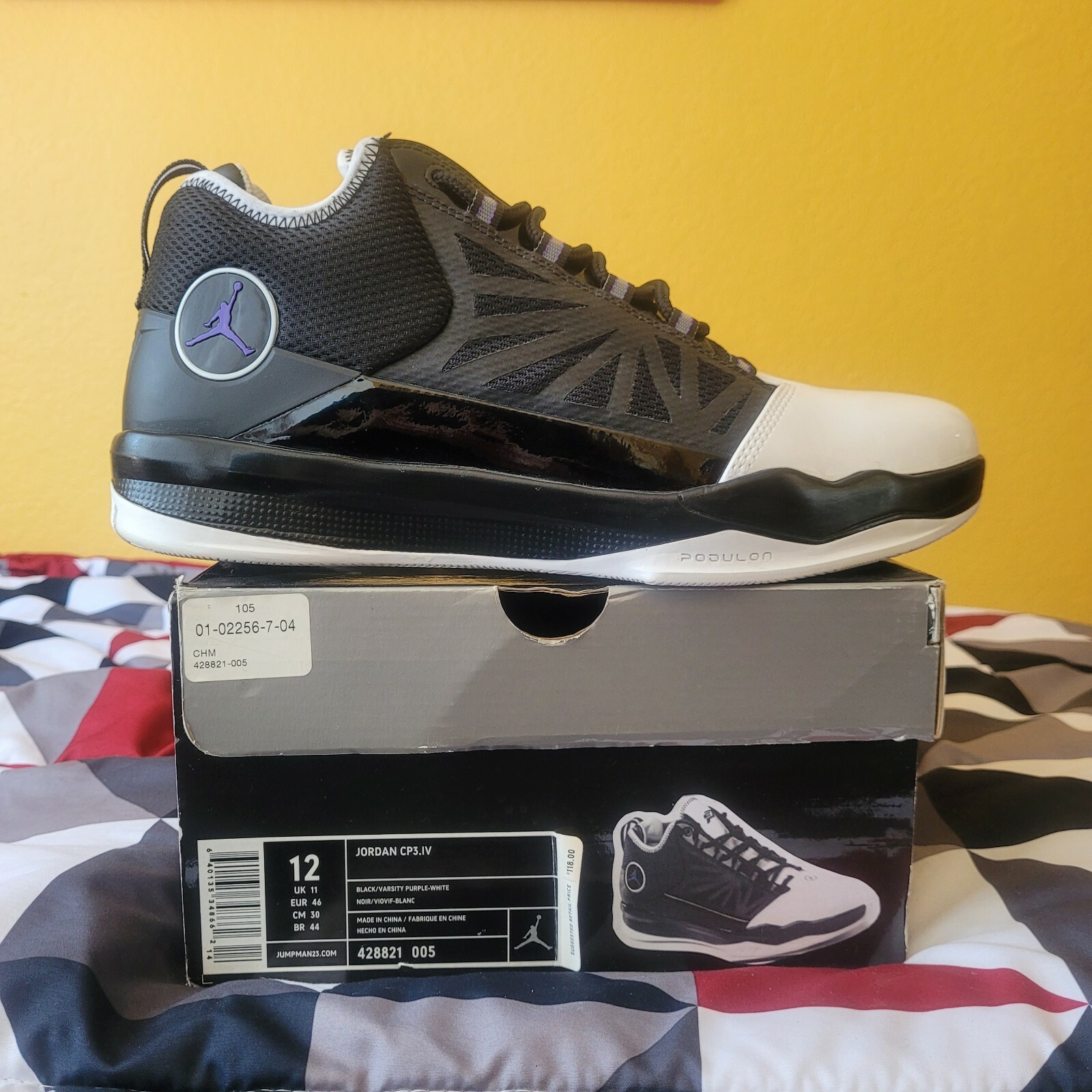 Jordan Cp3.IV 4 Spacejam Mens Size 12 