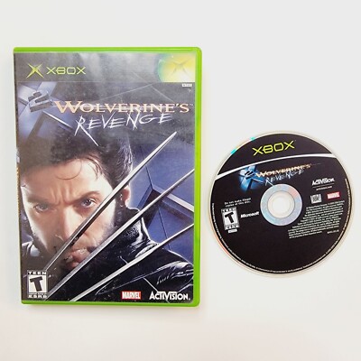 X2: Wolverine's Revenge (Microsoft Xbox, 2003) Without Manual TESTED