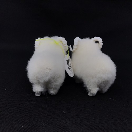 SHEEP HARD PLASTIC WITH REAL WOOL FARM ANIMAL LOT - WOOLS OF NEW ZEALAND SHEEP