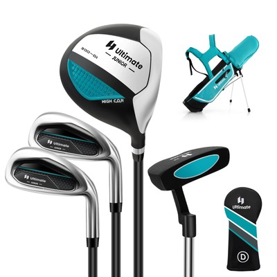 Practice Set Junior Complete Golf Club Set For Kids Age 8-10