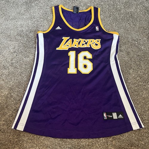 Los Angeles Lakers Adidas Pau Gasol #16 Women's Jersey Size